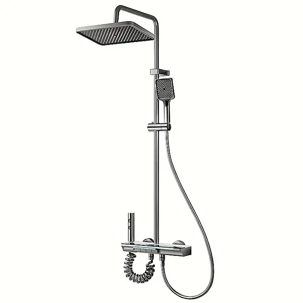 Set de dus smart, iHunt MZ110GR, Display LED, afisaj digital, 4 moduri de curgere, ajustabil