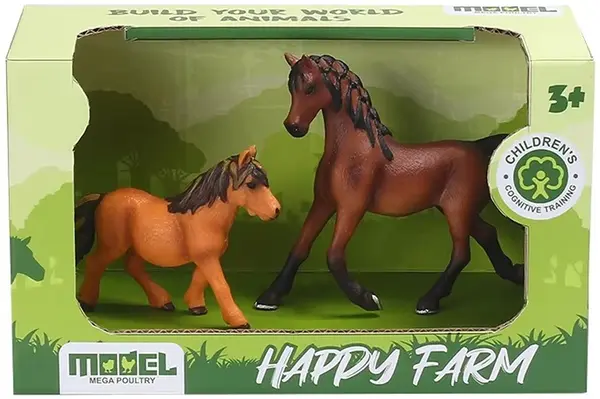 Set de figuri Cypress - Happy Farm, cai, 2 bucăți