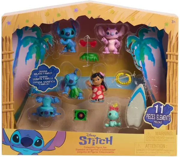 Set de figuri Disney - Stitch, 11 piese