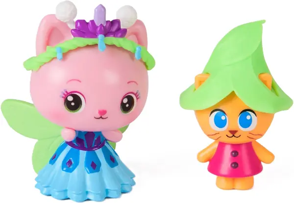 Set de figuri Gabby's Dollhouse - Regina Zânelor Kitty și Kitty Gnome
