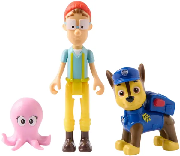 Set de figuri Spin Master Paw Patrol - Chase și Căpitanul Turbot