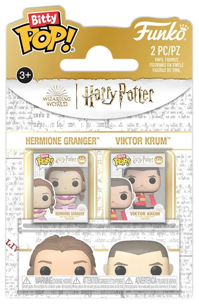 Set de figurine mini Funko Bitty POP! Movies: Harry Potter - Hermione Granger & Viktor Krum