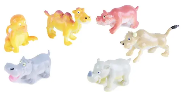 Set de figurine Rappa - Pui de animale sălbatice I, 6 buc. , 4-4.5 cm