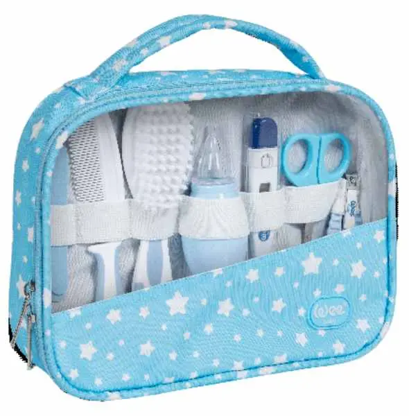Set de igienă pentru bebeluși cu penar Wee Baby - Albastru