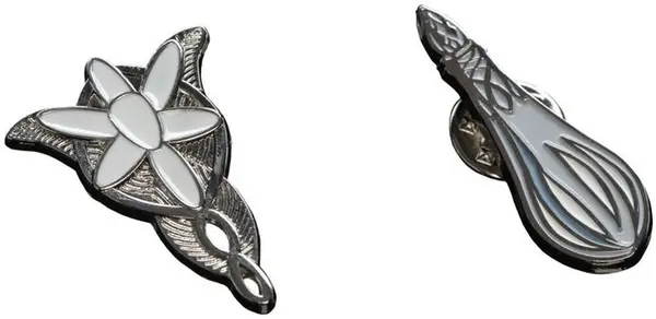 Set de insigne Weta Movies: The Lord of the Rings - Evenstar & Galadriel's Phial