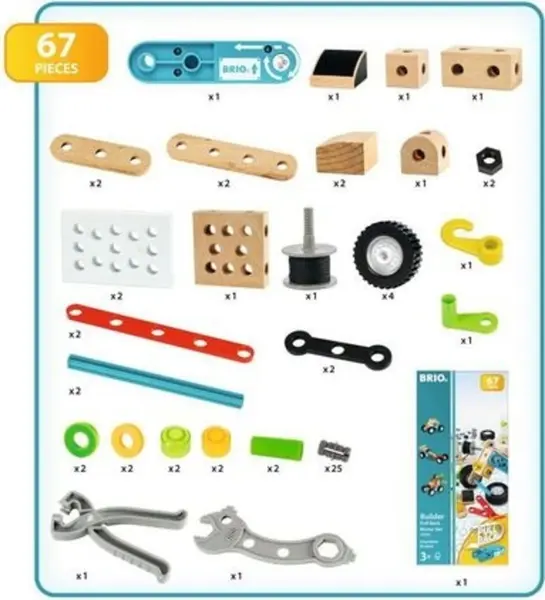 Set de joaca - 67 piese - Motor | Brio
