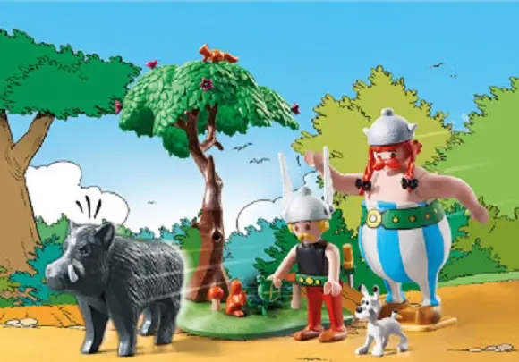 Set de joaca - Asterix - Vanatoarea porcului salbatic | Playmobil
