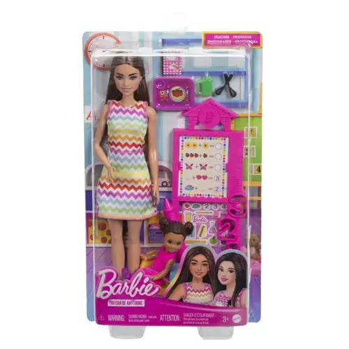 Set de joaca Barbie You can be - Barbie Profesoare, satena