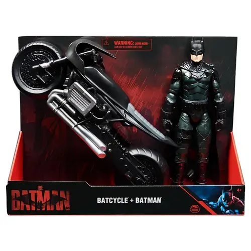 Set de joaca Batman Motocicleta si figurina, 30 cm