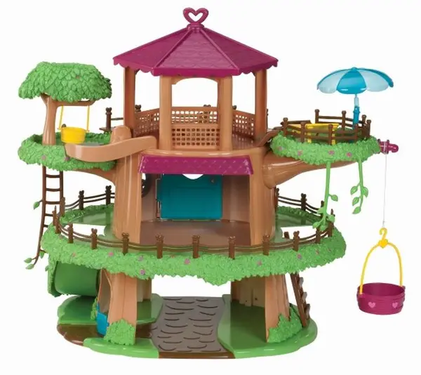 Set de joaca Battat Li'l Woodzeez - Casuta din copac