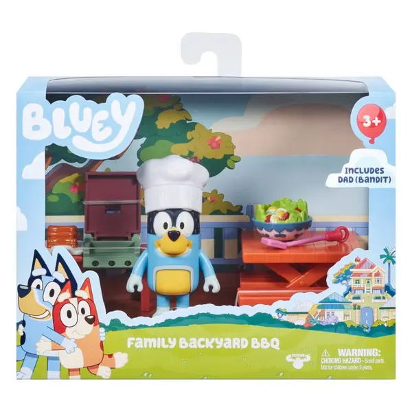 Set de joaca Bluey, cu figurine, Gradina