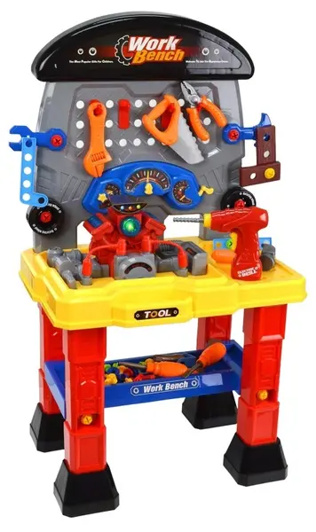Set de joacă Bohui Toys - Masă de lucru cu unelte