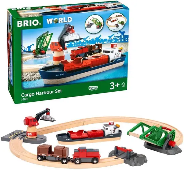 Set de joaca - BRIO World - Cargo Harbour Set | Brio