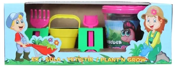 Set de joaca Cese Toys - Sadeste patrunjel in ghiveci, cu intrumente