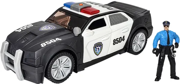 Set de joacă Chap mei City Mission - Patrulă de poliție, cu sunete și lumini