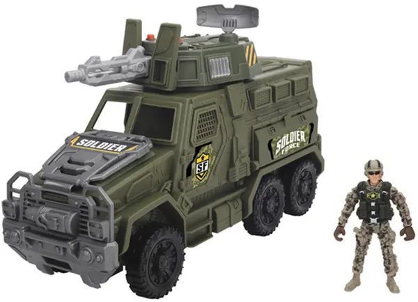 Set de joacă Chap mei Soldier Force - Camion de comandă, cu sunete și lumini