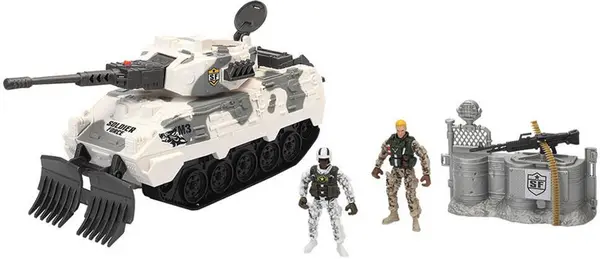Set de joacă Chap mei Soldier Force - Tanc de asalt al zăpezii, cu sunete și lumini