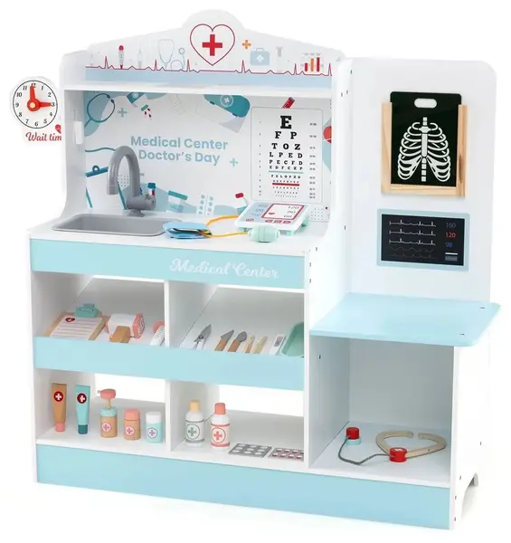 Set de joacă Costway - Centru medical cu accesorii