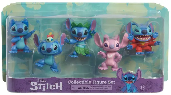Set de joacă cu figurine Disney Stitch - 5 buc