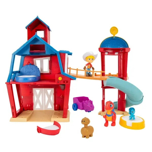 Set de joaca cu figurine si accesorii, Dino Ranch, Clubhouse