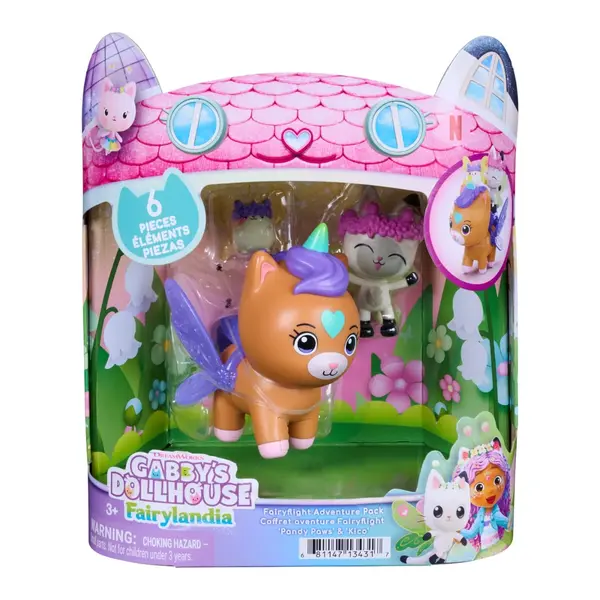 Set de joaca, Gabbys Dollhouse, Fairylandia, Pandy Paws si Kico, 20157354