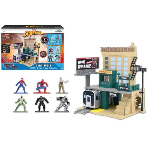 Set de joaca Jada Toys Nano - Spider-Man, Scena New York
