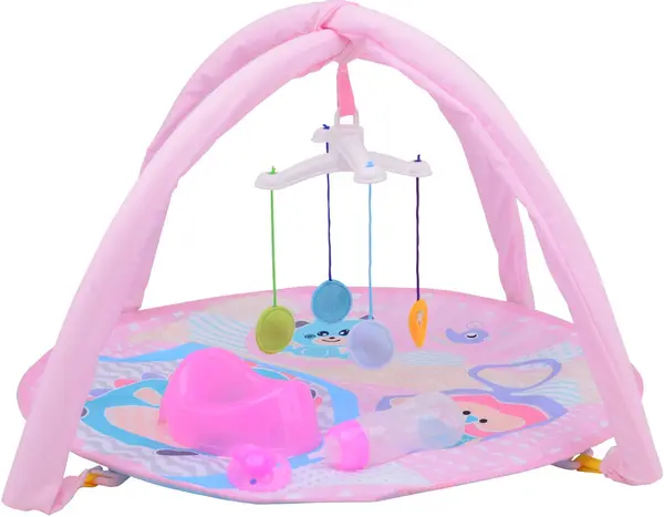 Set de joacă Johntoy - Baby Rose, gimnastică activă pentru o păpușă cu o oliță