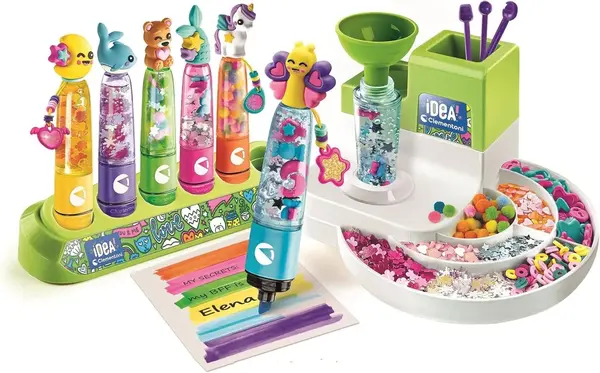 Set de joaca laborator creatie markere Clementoni Highlighter Studio
