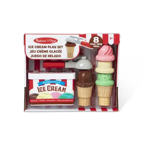 Set de joaca magnetic Melissa & Doug - Cornete cu inghetata