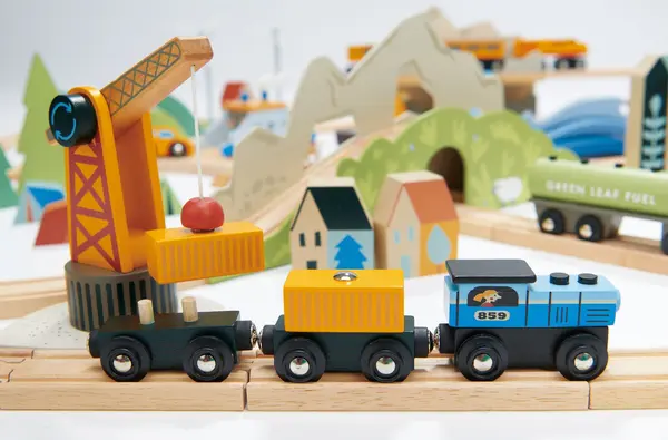 Set de joaca - Mountain View Train Set | Tender Leaf Toys