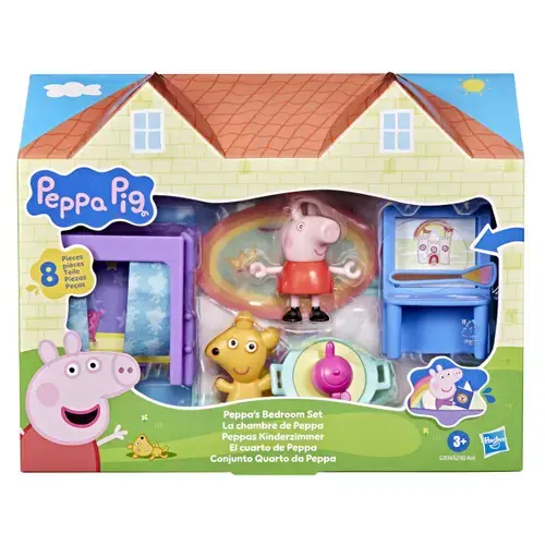 Set de joaca Peppa Pig - Dormitorul lui Peppa, cu accesorii
