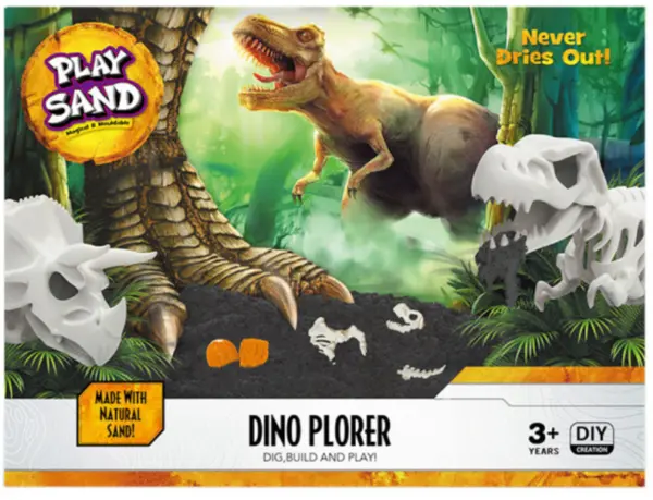 Set de joacă Play Sand - Nisip pentru joacă, paleontologi