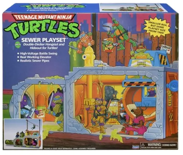 Set de joacă Playmates TMNT – Adăpostul țestoaselor, fără figurine