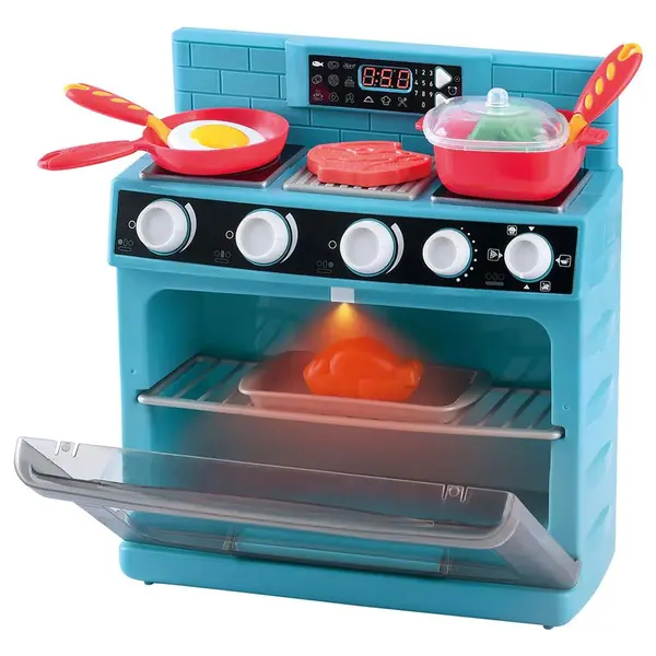Set de joaca plita cu cuptor PlayGo Albastru