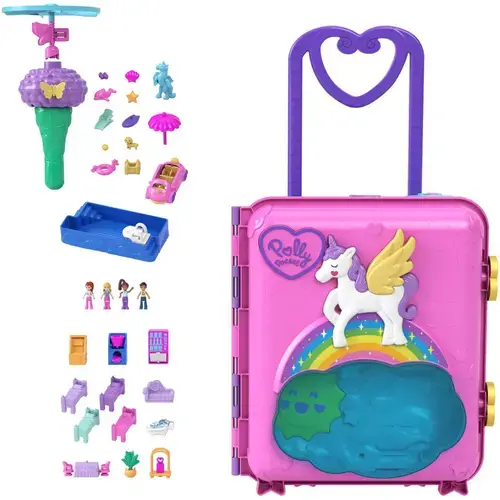 Set de joaca Polly Pocket - Valiza unicorn