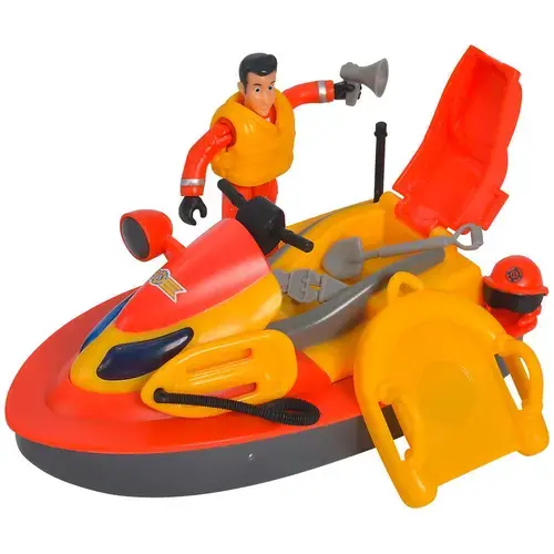 Set de joaca Simba Pompierul Sam jet ski de salvare si figurina