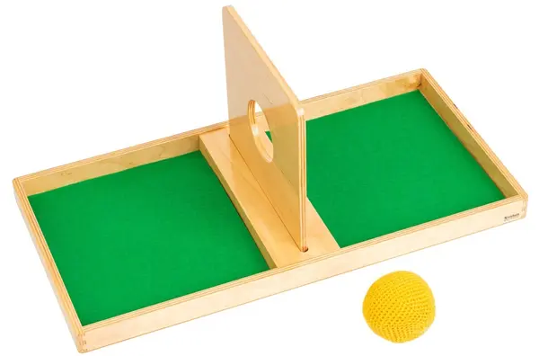 Set de joacă Smart Baby - Placă Montessori, cu bilă tricotată