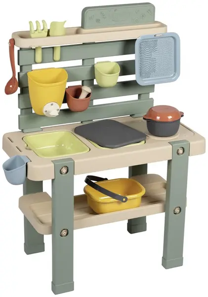 Set de joacă Smoby Life - Bucătărie de joacă cu noroi, 15 piese
