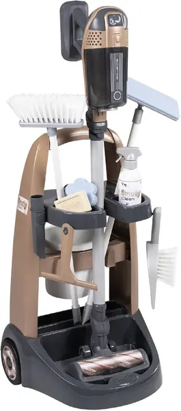Set de joacă Smoby Rowenta - Cărucior și aspirator vertical