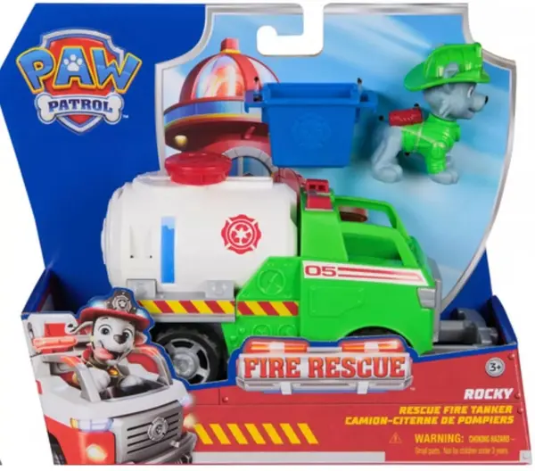 Set de joacă Spin Master Paw Patrol Fire Rescue - Tancul lui Rocky