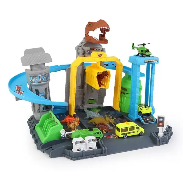 Set de joaca Vanatoarea de dinozauri, Plastic,+3 ani