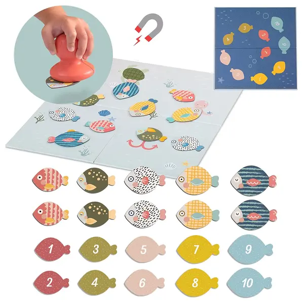 Set de joc Taf Toys - Primul meu joc de pescuit magnetic
