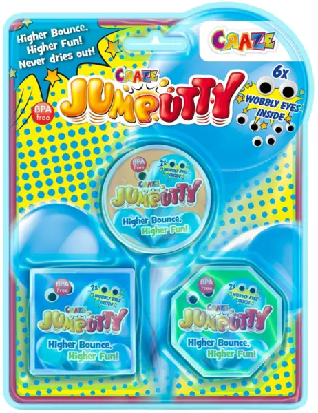 Set de jocuri Craze - Mix pentru mingi care sărită, 3 culori