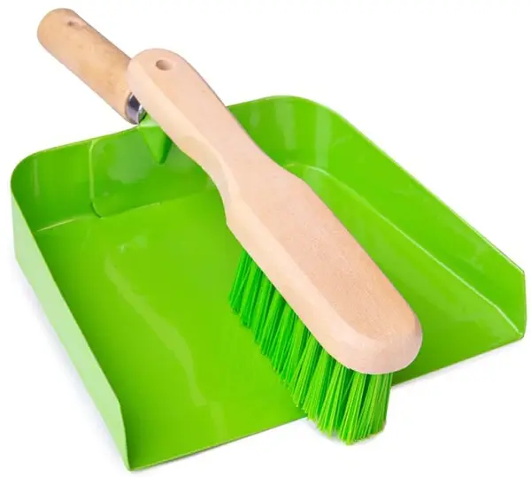 Set de jucării Bigjigs - Scobitor de firimituri și perie