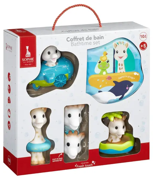 Set de jucării de baie pentru copii Sophie la Girafe