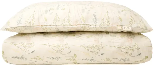 Set de lenjerie pentru copii Cotton Hug - Ierburi, 100 х 150 cm