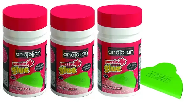 Set de lipici pentru puzzle Anatolian - 3 x 140 ml