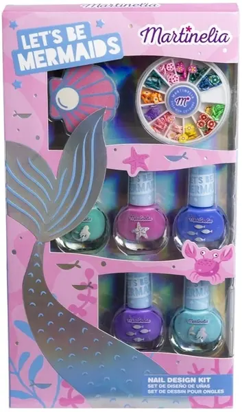 Set de manichiura pentru copii Martinelia Let's Be Mermaids - 7 piese