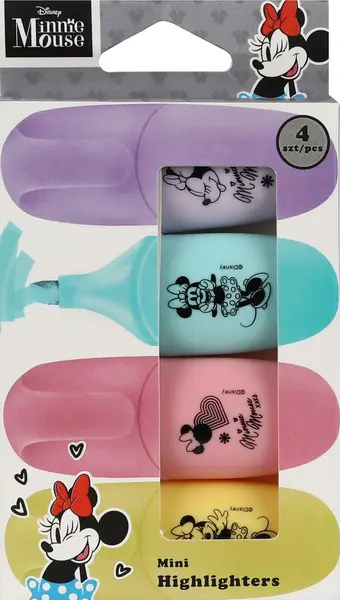 Set de markere de text Cool Pack Minnie Mouse - 4 bucăți