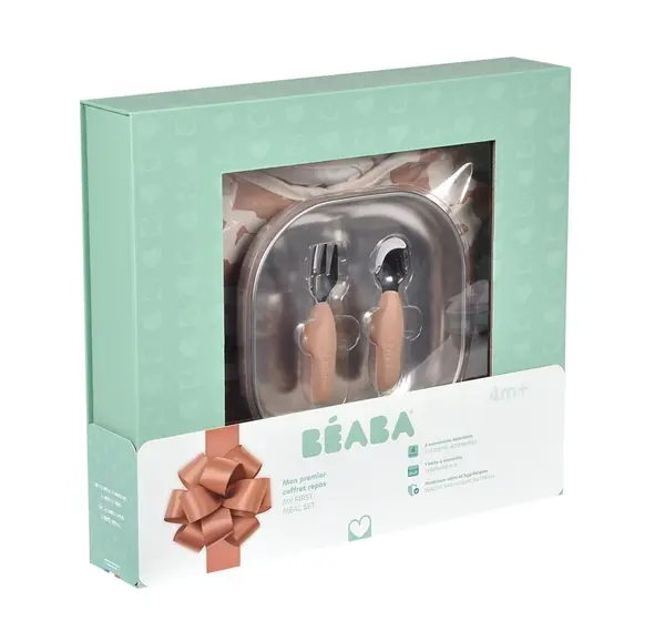Set de masa cadou Beaba First Meal Savanah Bloom